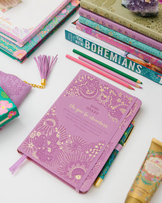 Inspirational Abundance Diary organiser by Intrinsic with personal growth tools, wellbeing rituals & motivational messages by Adèle Basheer.