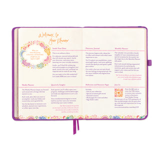 2026 Diary Planner | Berry Bliss Purple | Year to Create Magic