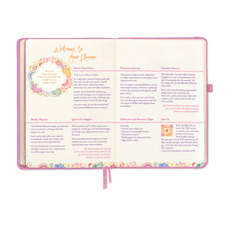 2026 Diary Planner | Moonlit Mauve Purple | Year for Abundance