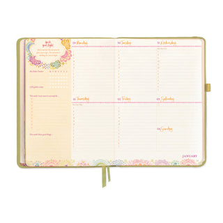 2026 Diary Planner | Olivine Green | Year for New Beginnings