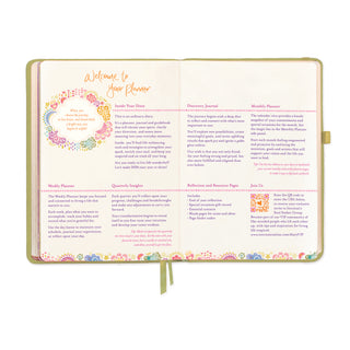 2026 Diary Planner | Olivine Green | Year for New Beginnings