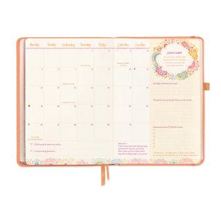 2026 Diary Planner | Peach | Year for Radiating Joy