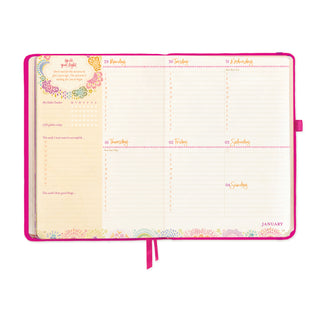 2026 Diary Planner | Positively Pink | Year to Rise Strong