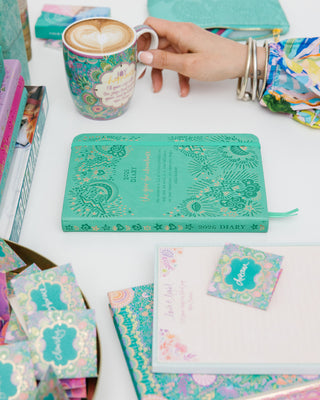 2026 Diary Planner | Tahitian Turquoise | Year for Abundance