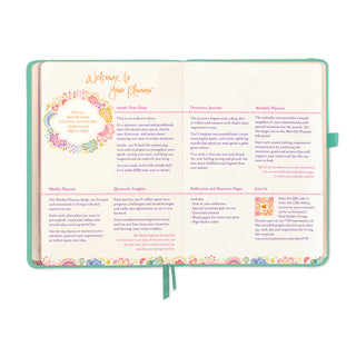 2026 Diary Planner | Tahitian Turquoise | Year for Abundance