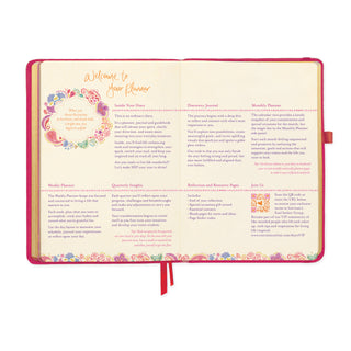 *PRE-ORDER* 2027 Diary Planner | Radiant Ruby Red | Year to Live Bravely