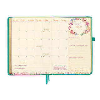*PRE-ORDER* 2027 Diary Planner | Turquoise Twist | Year for Abundance