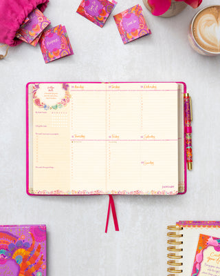 *PRE-ORDER* 2027 Diary Planner | Positively Pink | Year to Rise Strong