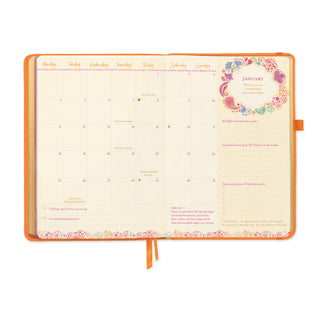 *PRE-ORDER* 2027 Diary Planner | Sunrise Orange | Year for New Adventures