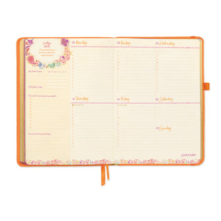 *PRE-ORDER* 2027 Diary Planner | Sunrise Orange | Year for New Adventures