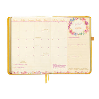 *PRE-ORDER* 2027 Diary Planner | Limoncello Yellow | Year for Joy & Happiness