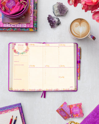 *PRE-ORDER* 2027 Diary Planner | Berry Bliss Purple | Year to Create Magic