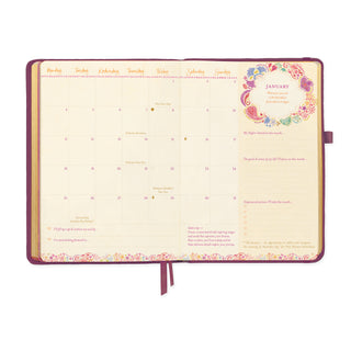 *PRE-ORDER* 2027 Diary Planner | Burgundy | Year to Dream Boldly