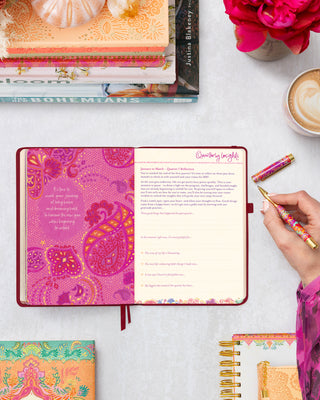 *PRE-ORDER* 2027 Diary Planner | Burgundy | Year to Dream Boldly