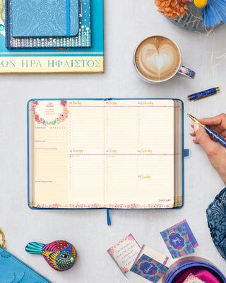 *PRE-ORDER* 2027 Diary Planner | Bahama Blue | Year for New Beginnings