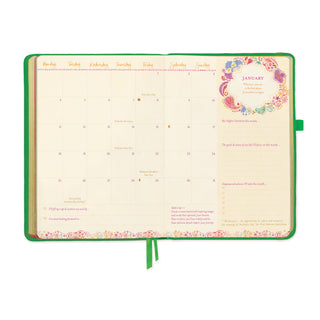 *PRE-ORDER* 2027 Diary Planner | Emerald Green | Year to Rewrite Your Story