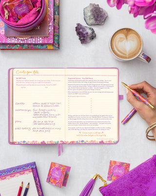 *PRE-ORDER* 2027 Diary Planner | Amethyst Purple | Year to Ignite Your Light