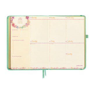 *PRE-ORDER* 2027 Diary Planner | Tahitian Turquoise | Year to Nourish Your Soul
