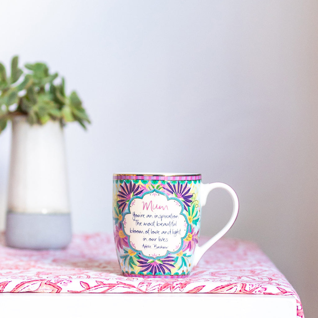Australian Intrinsic Mother Mug with inspirational Adèle Basheer mum quote. Mother's Day, Christmas and birthday gift idea sent from South Australia