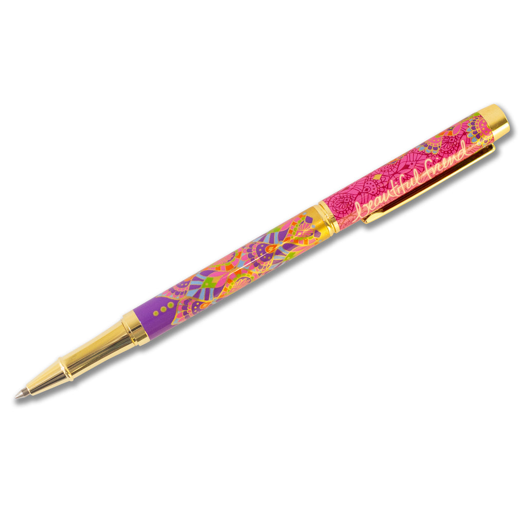 Beautiful Friend Rollerball Pen - Purple Ink