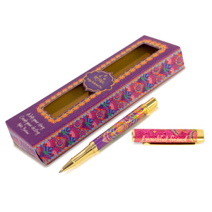 Beautiful Friend Rollerball Pen - Purple Ink