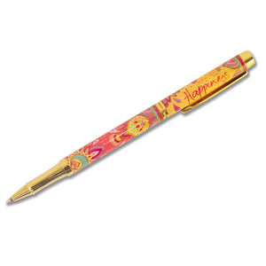 Happiness Rollerball Pen - Purple Ink