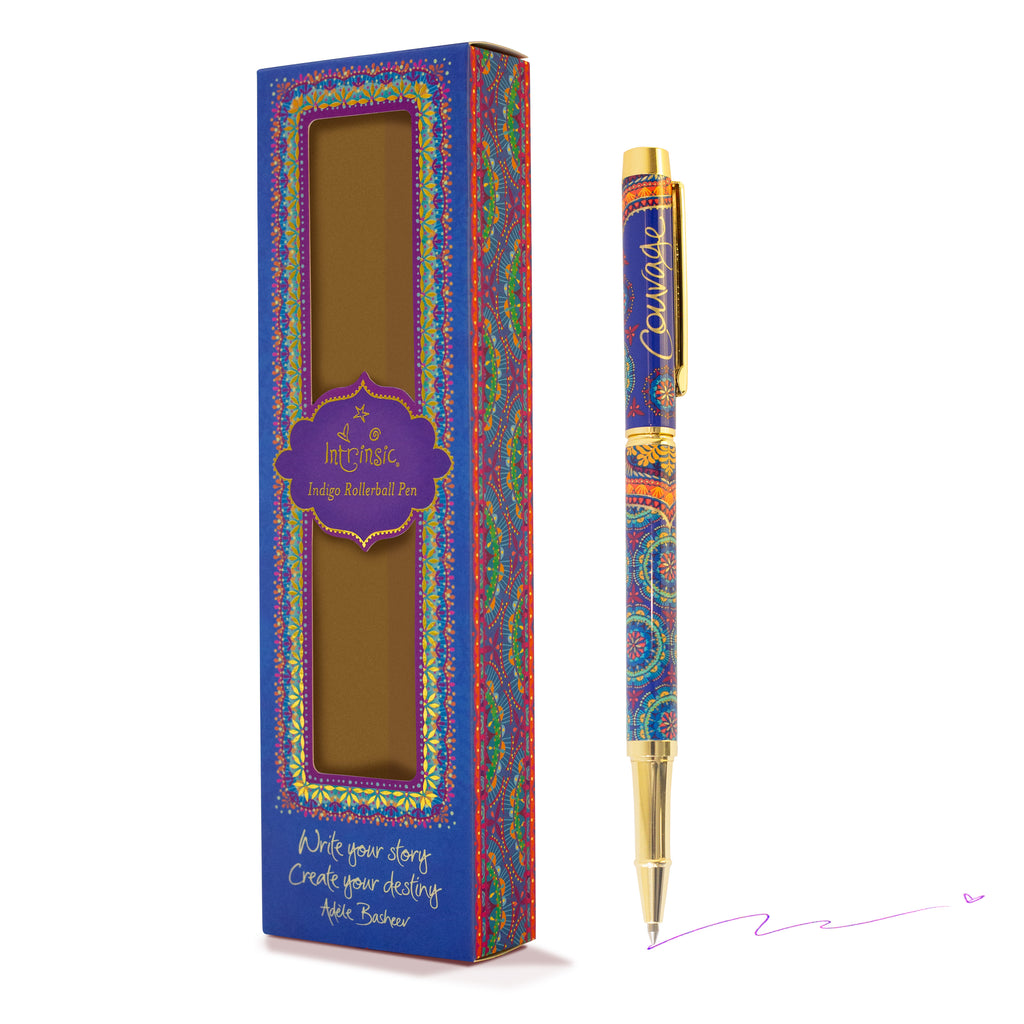 Courage Rollerball Pen - Purple Ink