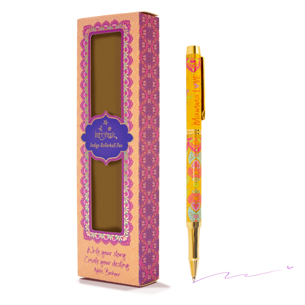 Mumma Love Rollerball Pen - Purple Ink