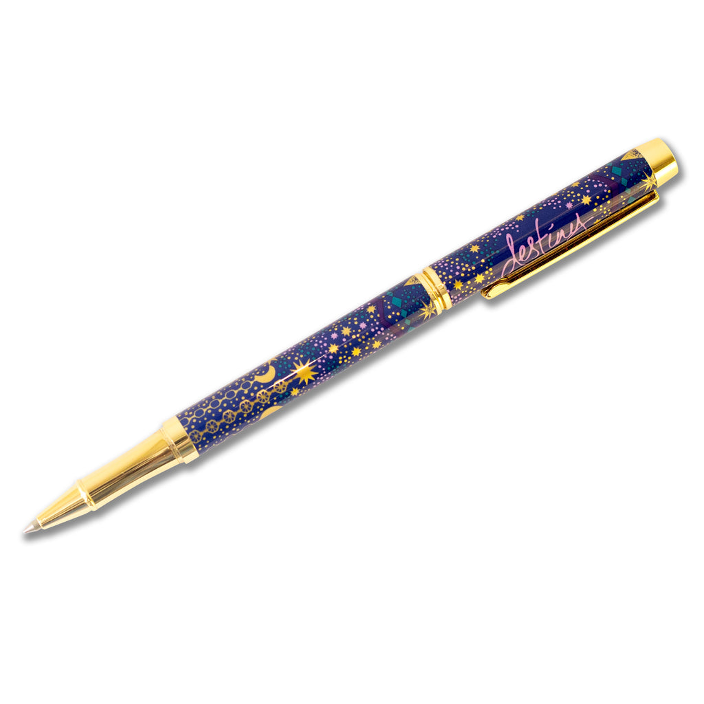 Destiny Rollerball Pen - Purple Ink