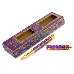 Shine Rollerball Pen - Purple Ink