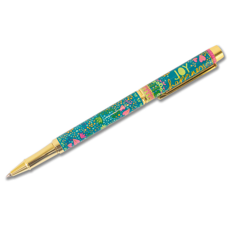 Joy & Happiness Rollerball Pen - Purple Ink