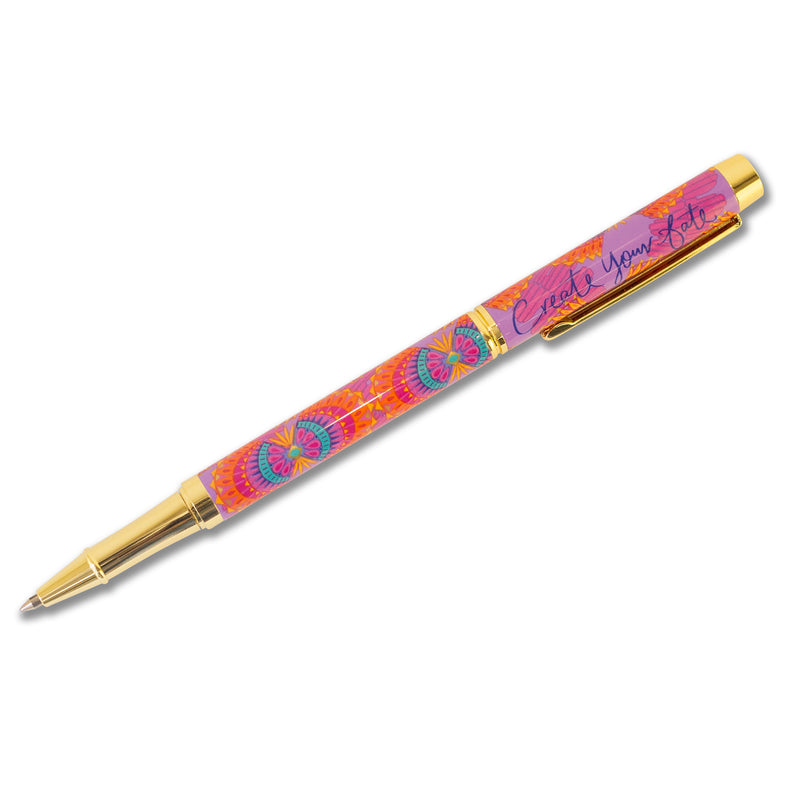 Create Your Fate Rollerball Pen - Purple Ink