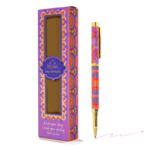 Create Your Fate Rollerball Pen - Purple Ink