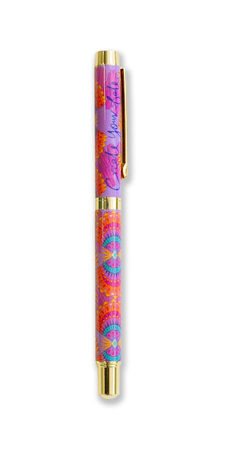 Create Your Fate Rollerball Pen - Purple Ink