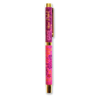 Ignite Your Light Rollerball Pen - Purple Ink