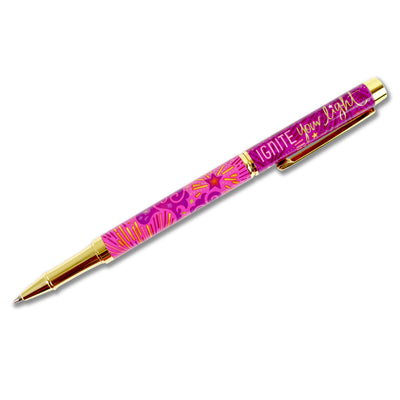 Ignite Your Light Rollerball Pen - Purple Ink