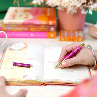 Ignite Your Light Rollerball Pen - Purple Ink