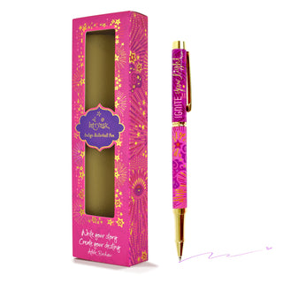 Ignite Your Light Rollerball Pen - Purple Ink