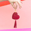 Radiant Ruby Red Key Chain