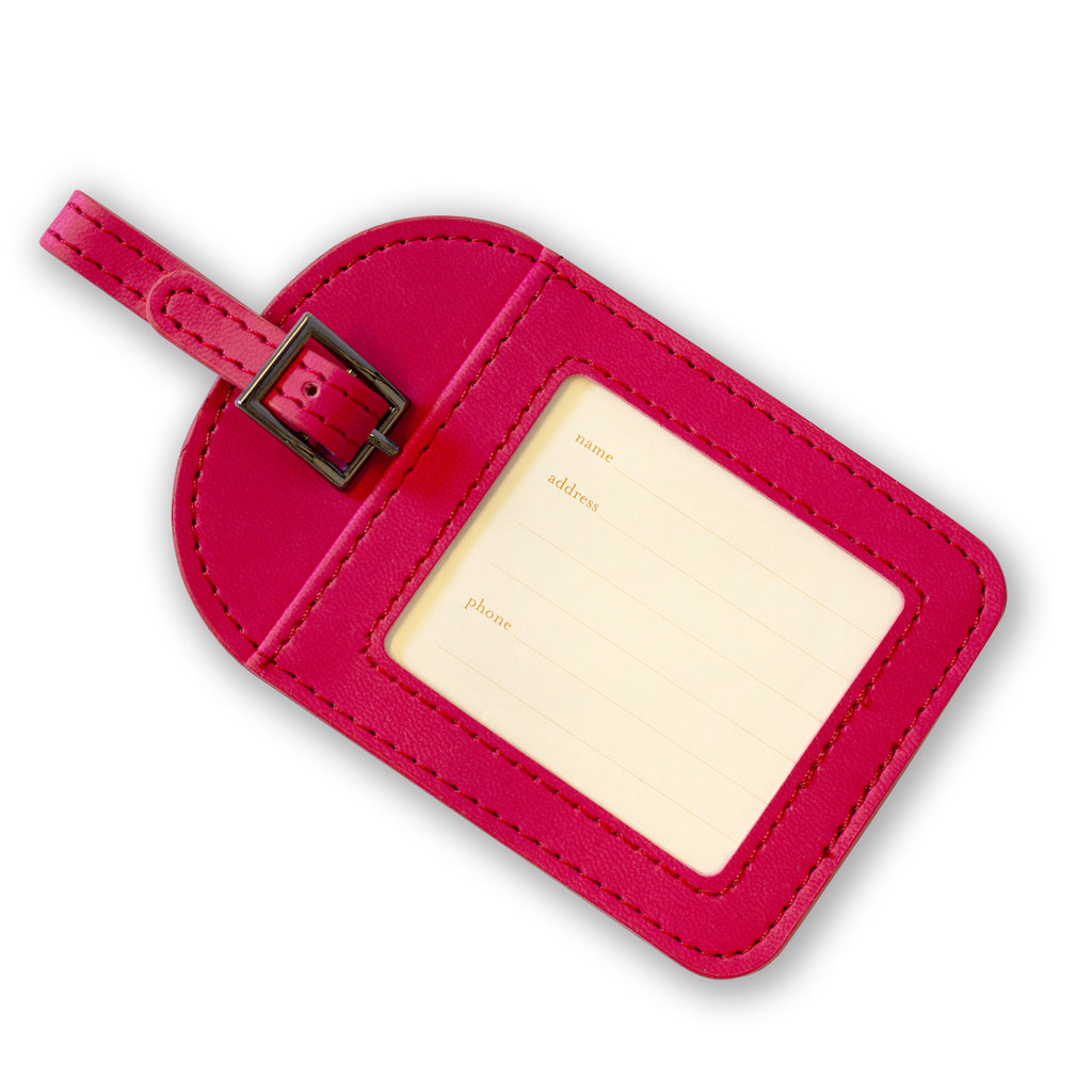 Radiant Ruby Red Luggage Tag