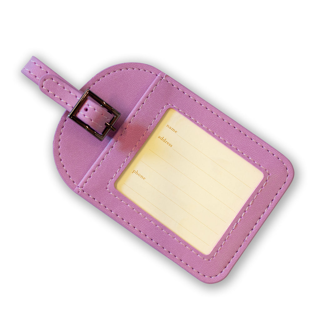 Moonlit Mauve Purple Luggage Tag