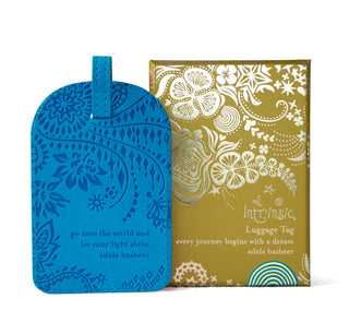Amalfi Blue Luggage Tag