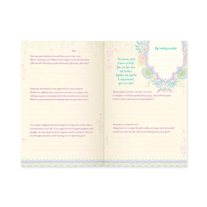  Inspirational Intrinsic A5 Guided Healing Thourghts Journal full-colour inner pages - inspirational quotes within notebook journal, plus write your own healing mantra, and take time to for reflection and insights from journaling prompts. 