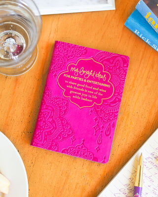 My Bright Ideas For Parties & Entertaining | Mini Journal