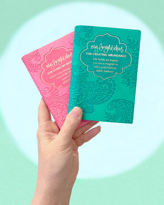 My Bright Ideas For Creating Abundance | Mini Journal