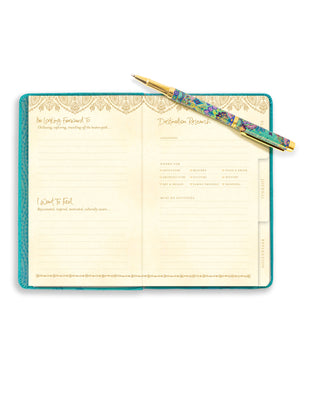 Turquoise Twist Travel Journal