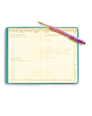 Turquoise Twist Travel Journal