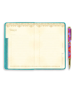 Turquoise Twist Travel Journal