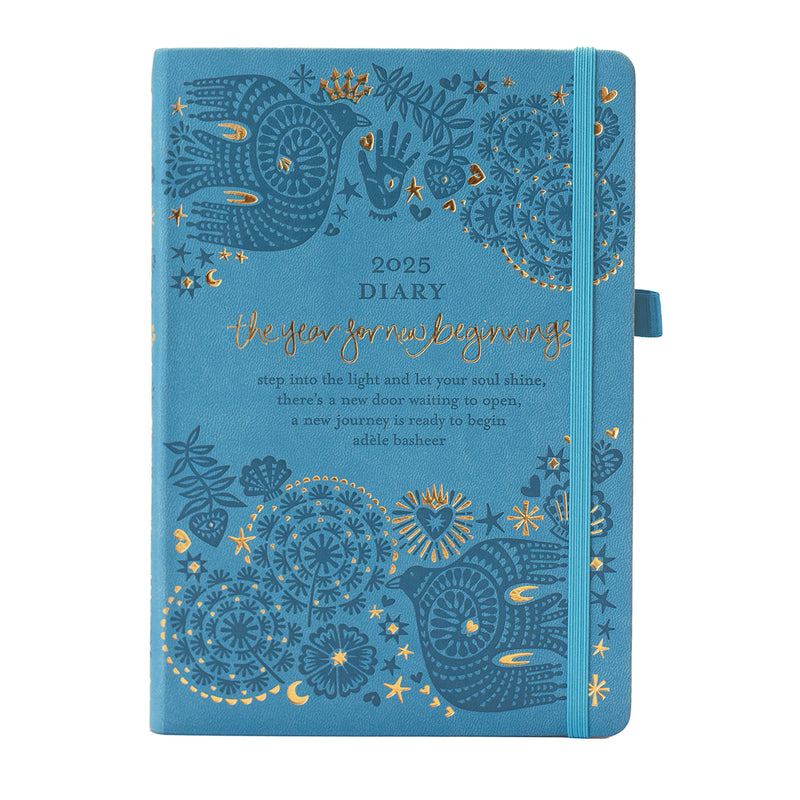 Intrinsic 2025 Denim Days Blue Diary Planner Organiser with Adèle Basheer quotes