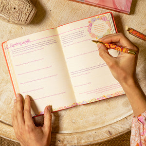 2025 Diary Planner | The Year to Ignite Your Light - Peach